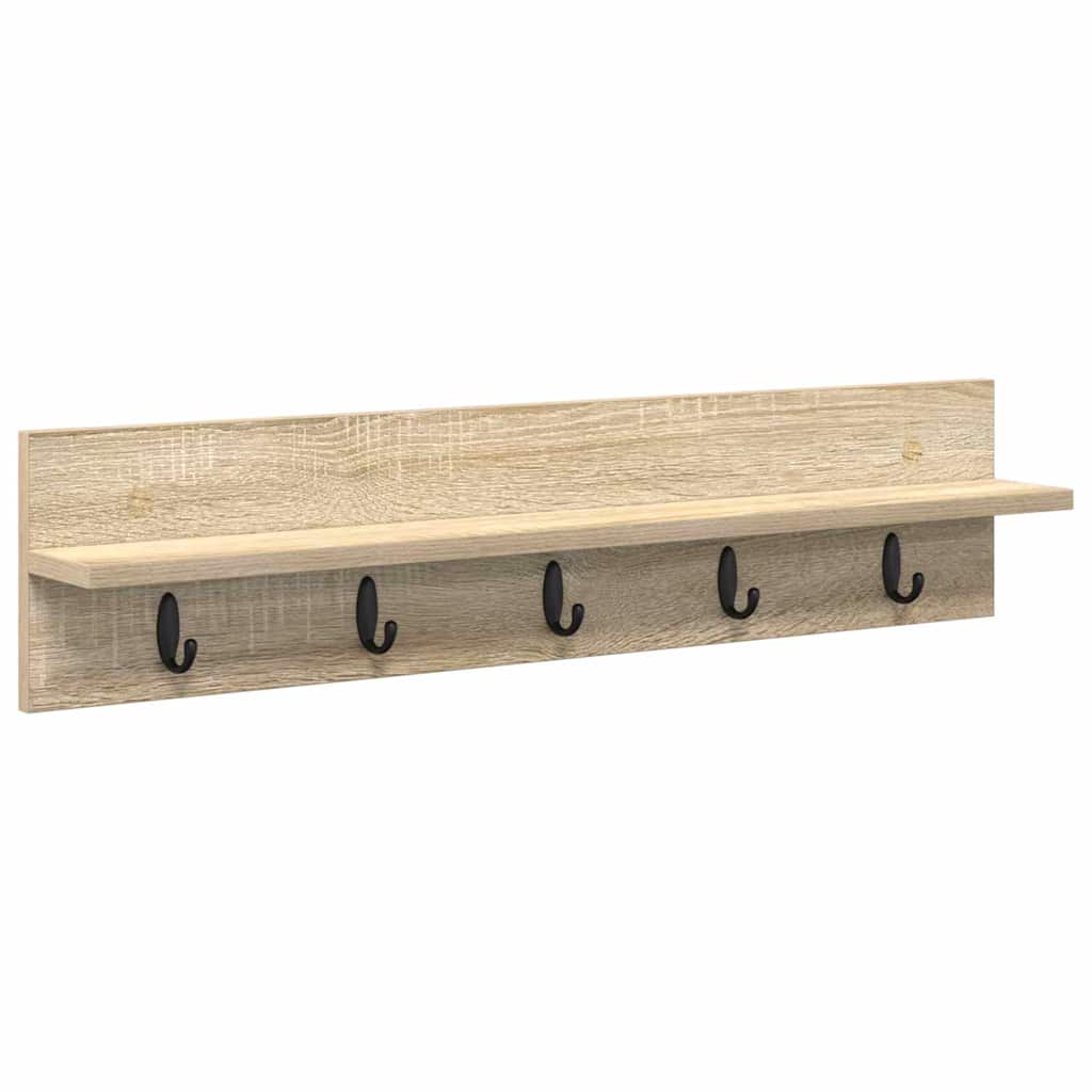 Wandmontierter nachttisch Sonoma-Eiche 80 x 10,5 x 18 cm