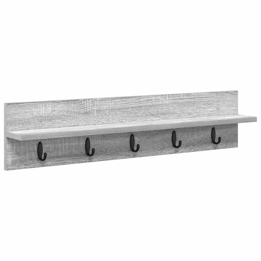 Wandmontierter nachttisch Graues Sonoma 80 x 10,5 x 18 cm