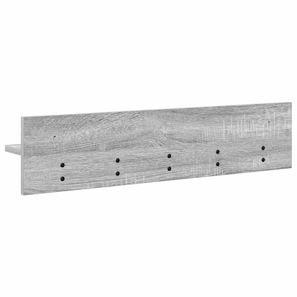 Wandmontierter nachttisch Graues Sonoma 80 x 10,5 x 18 cm