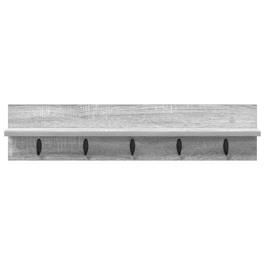 Wandmontierter nachttisch Graues Sonoma 80 x 10,5 x 18 cm