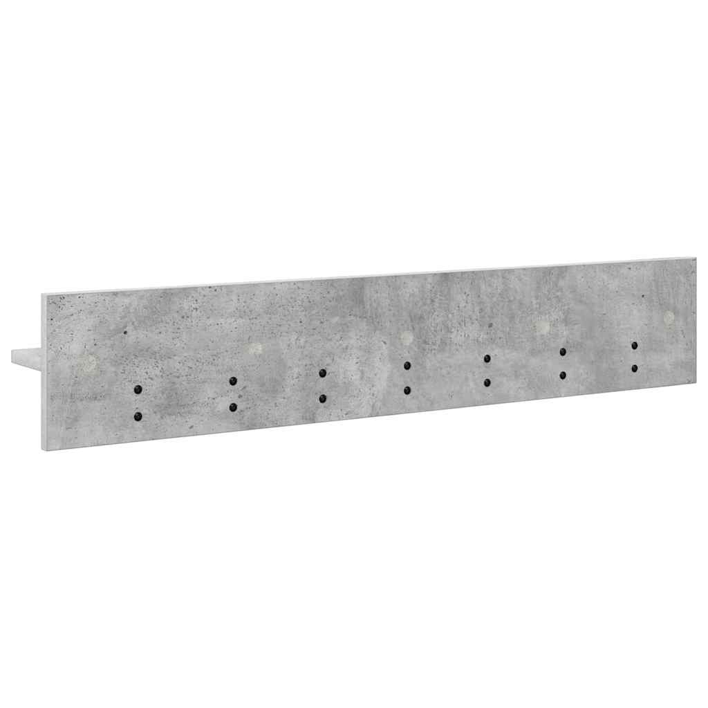 Wandmontierter nachttisch Beton Grau 100 x 10,5 x 18 cm