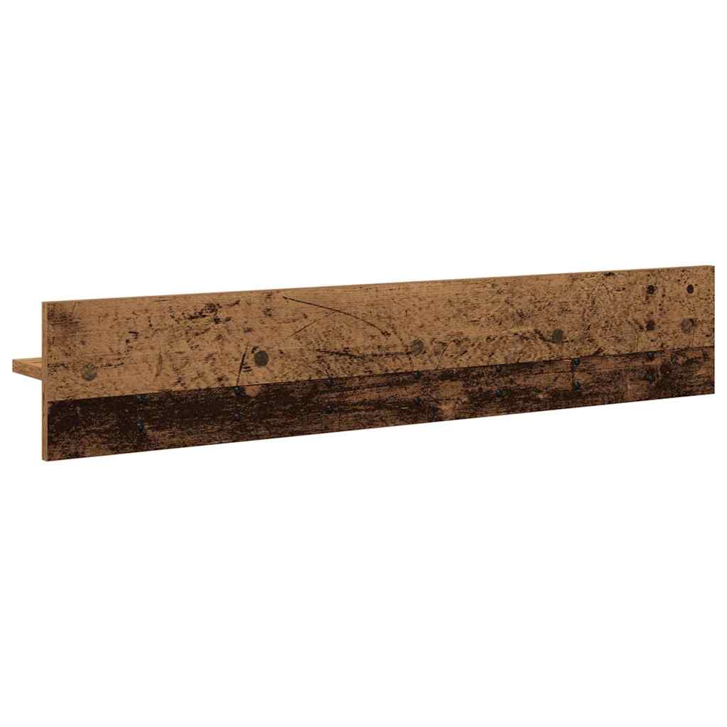 Wandmontierter nachttisch Altholz 100 x 10,5 x 18 cm