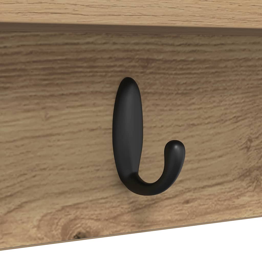 Wandmontierter nachttisch Artisan-Eiche 100 x 10,5 x 18 cm