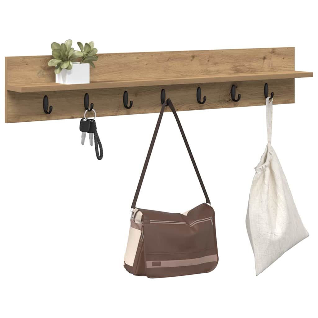Wandmontierter nachttisch Artisan-Eiche 100 x 10,5 x 18 cm