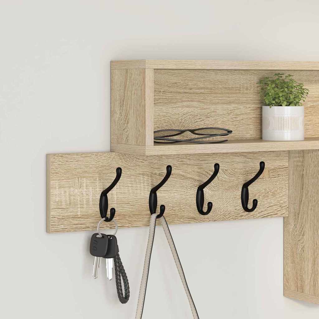 Wandmontierter nachttisch Sonoma-Eiche 100 x 12 x 43,5 cm