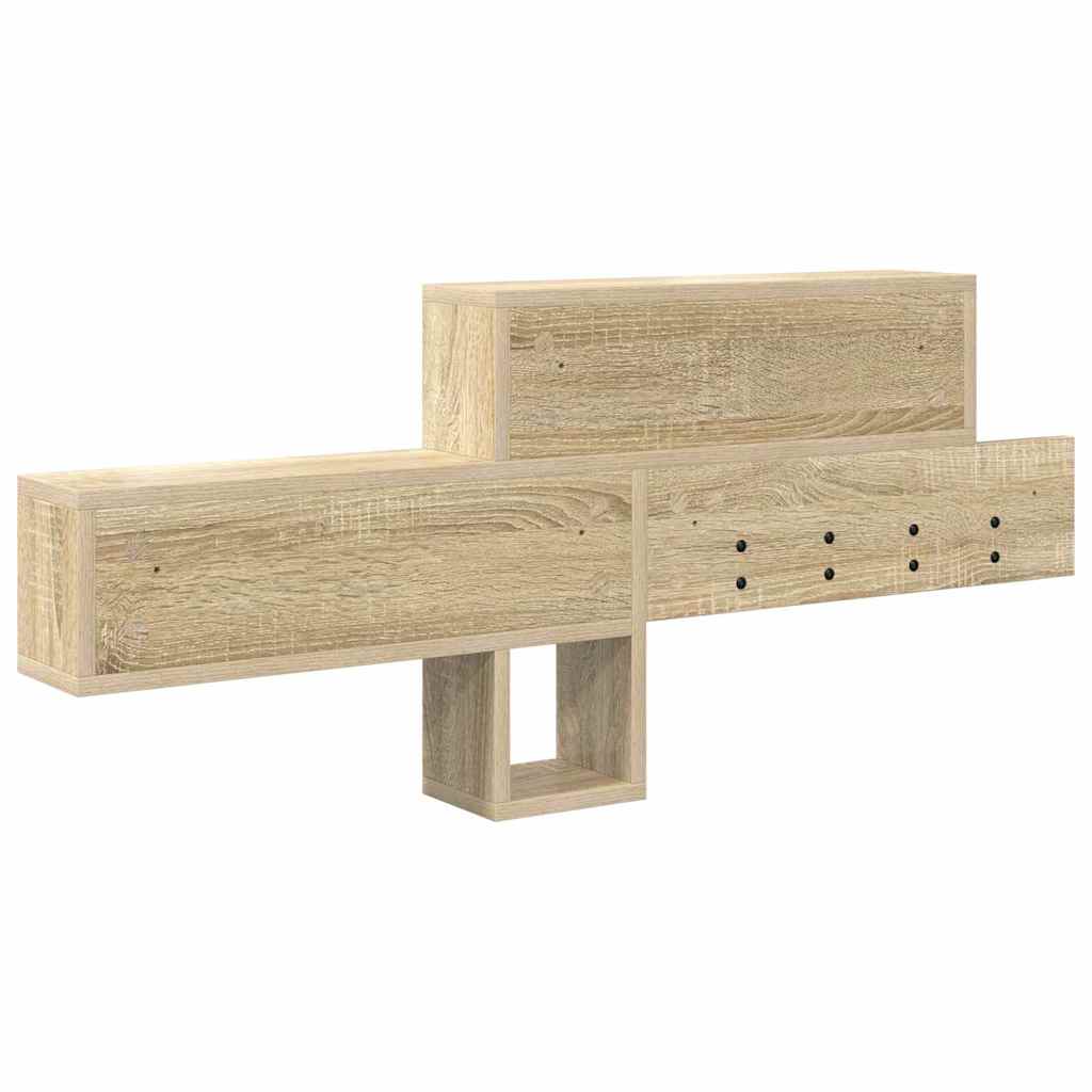 Wandmontierter nachttisch Sonoma-Eiche 100 x 12 x 43,5 cm