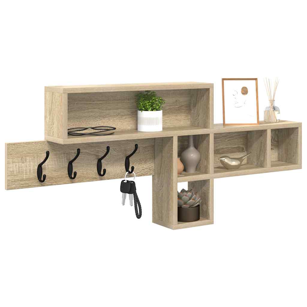 Wandmontierter nachttisch Sonoma-Eiche 100 x 12 x 43,5 cm