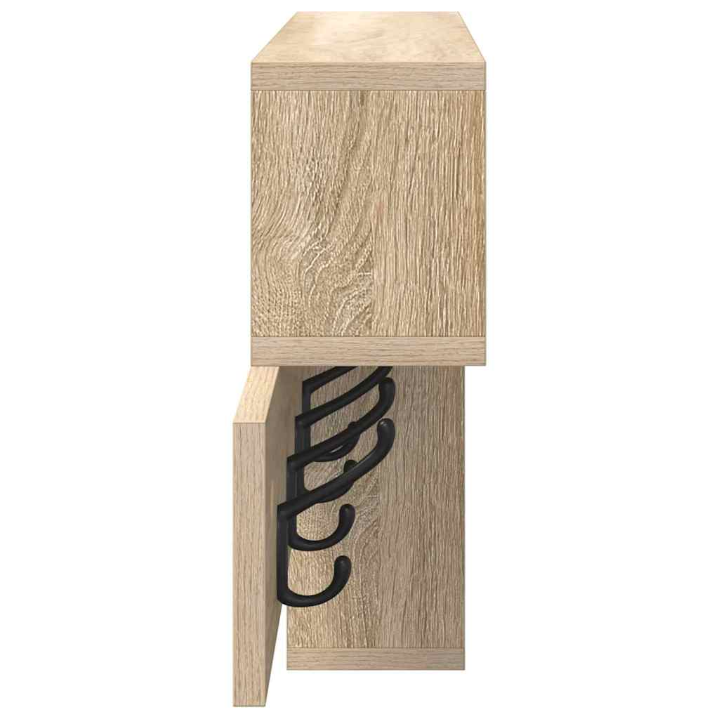Wandmontierter nachttisch Sonoma-Eiche 100 x 12 x 43,5 cm