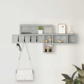 Wandmontierter nachttisch Beton Grau 100 x 12 x 43,5 cm