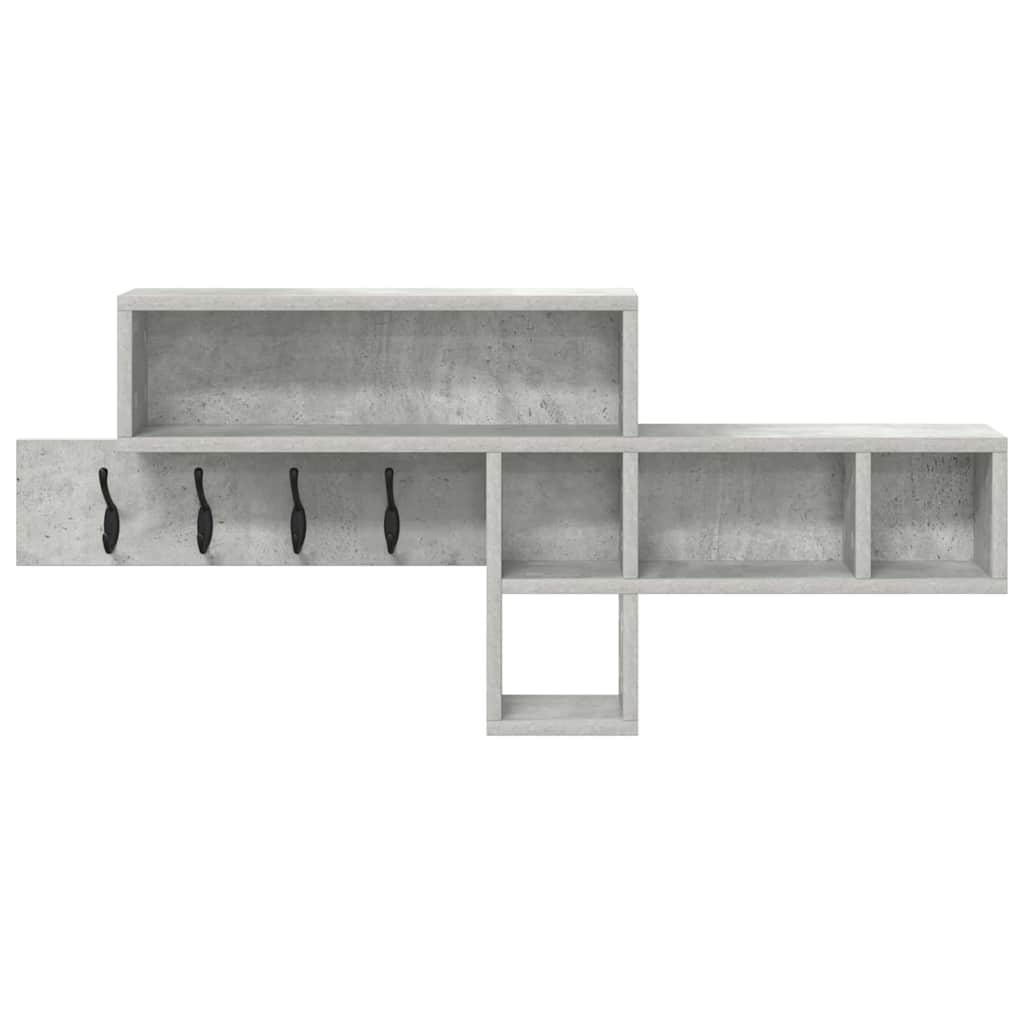 Wandmontierter nachttisch Beton Grau 100 x 12 x 43,5 cm