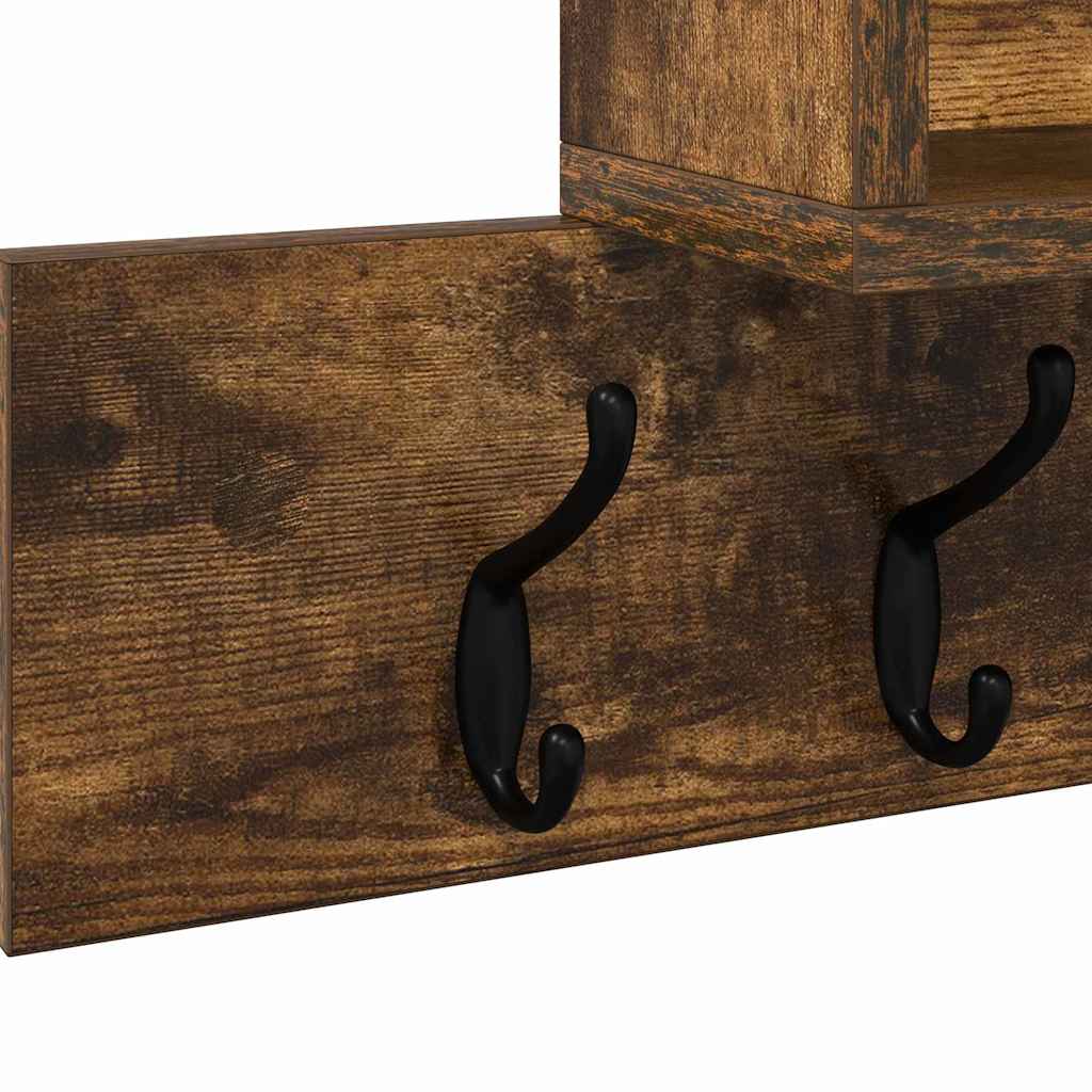 Wandmontierter nachttisch Geräucherte Eiche 100 x 12 x 43,5 cm