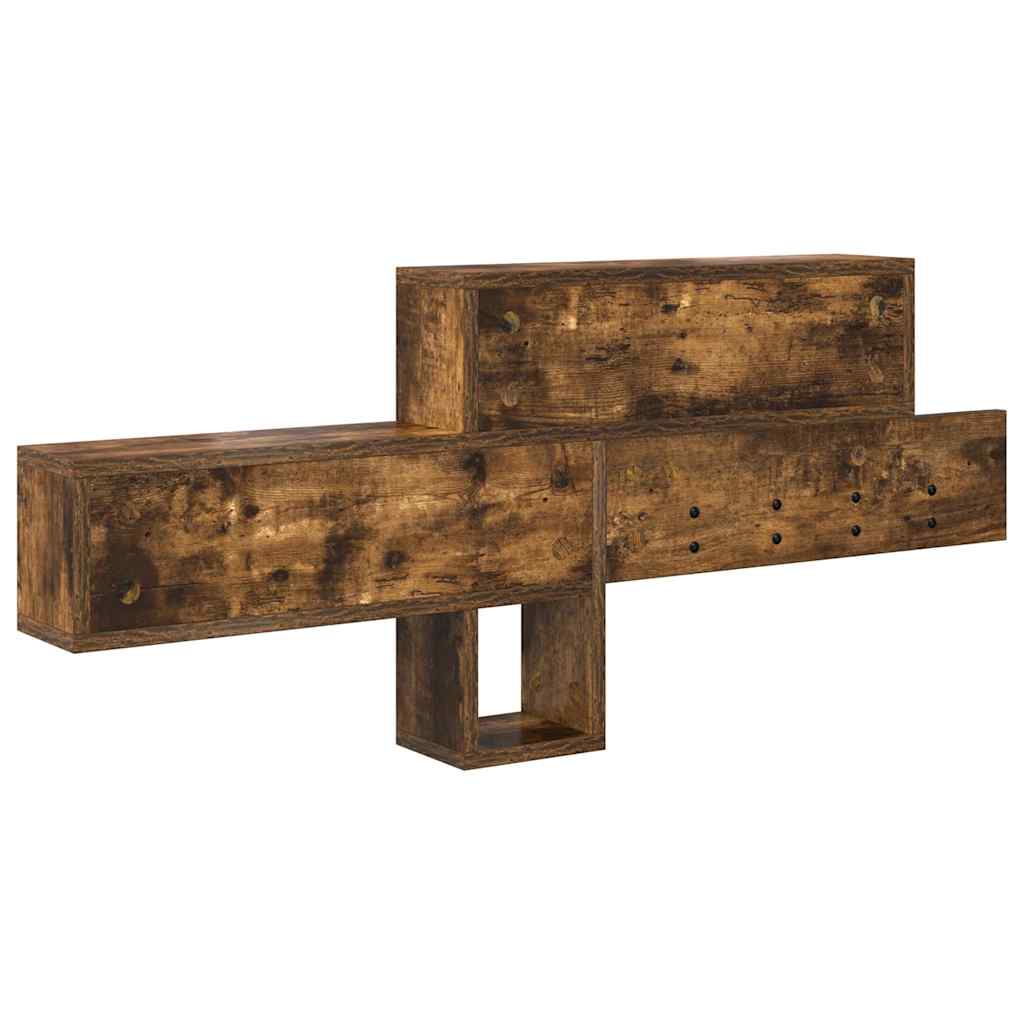 Wandmontierter nachttisch Geräucherte Eiche 100 x 12 x 43,5 cm