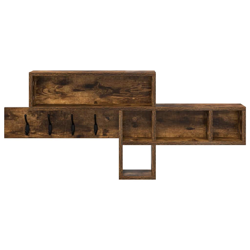 Wandmontierter nachttisch Geräucherte Eiche 100 x 12 x 43,5 cm