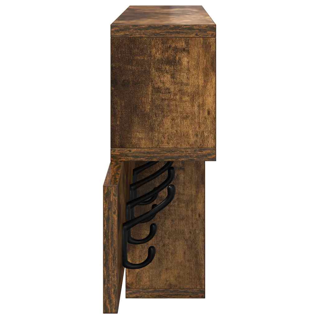 Wandmontierter nachttisch Geräucherte Eiche 100 x 12 x 43,5 cm