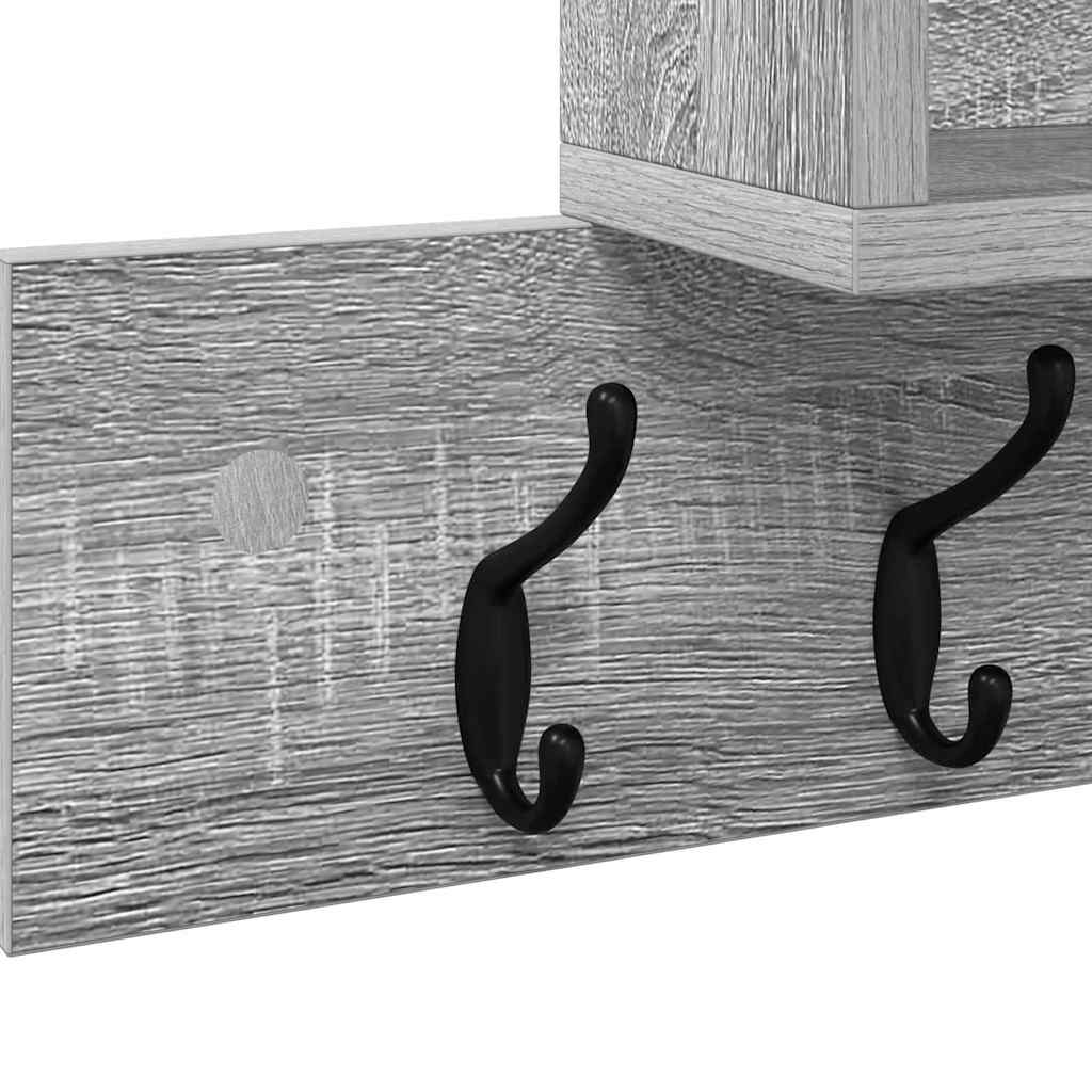 Wandmontierter nachttisch Graues Sonoma 100 x 12 x 43,5 cm