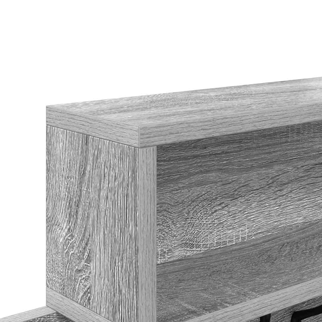 Wandmontierter nachttisch Graues Sonoma 100 x 12 x 43,5 cm