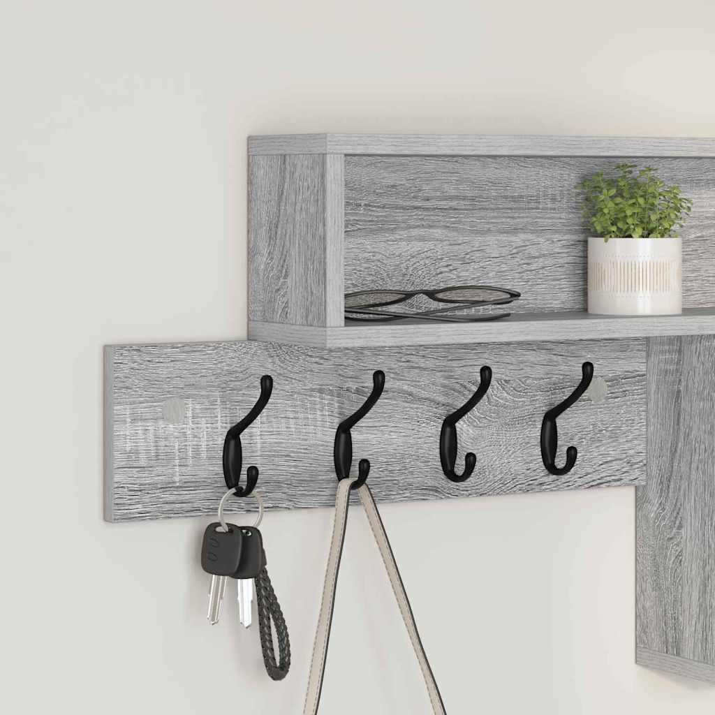 Wandmontierter nachttisch Graues Sonoma 100 x 12 x 43,5 cm