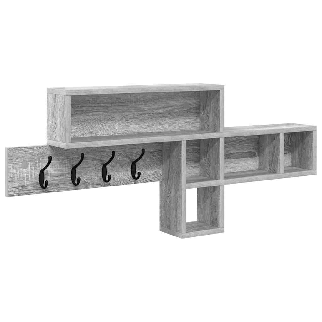 Wandmontierter nachttisch Graues Sonoma 100 x 12 x 43,5 cm