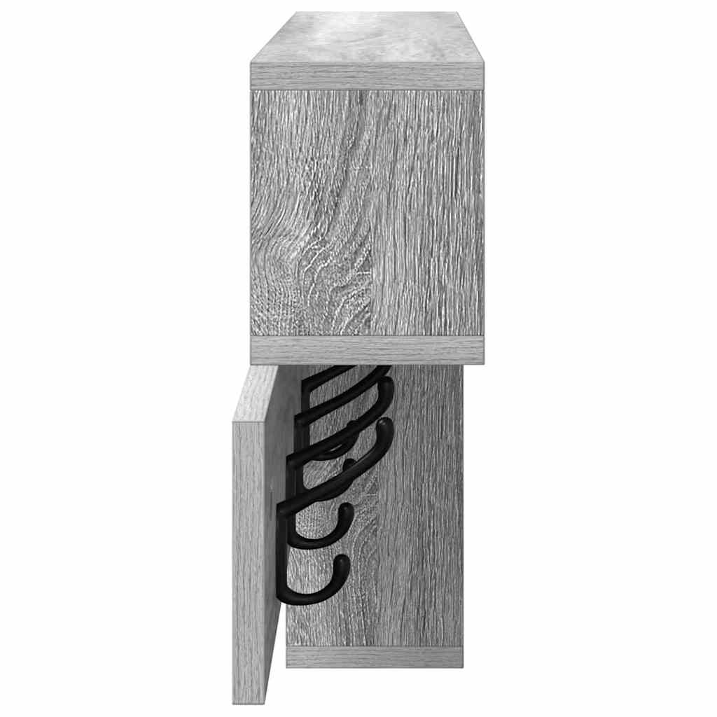 Wandmontierter nachttisch Graues Sonoma 100 x 12 x 43,5 cm