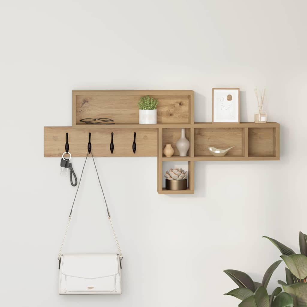 Wandmontierter nachttisch Artisan-Eiche 100 x 12 x 43,5 cm