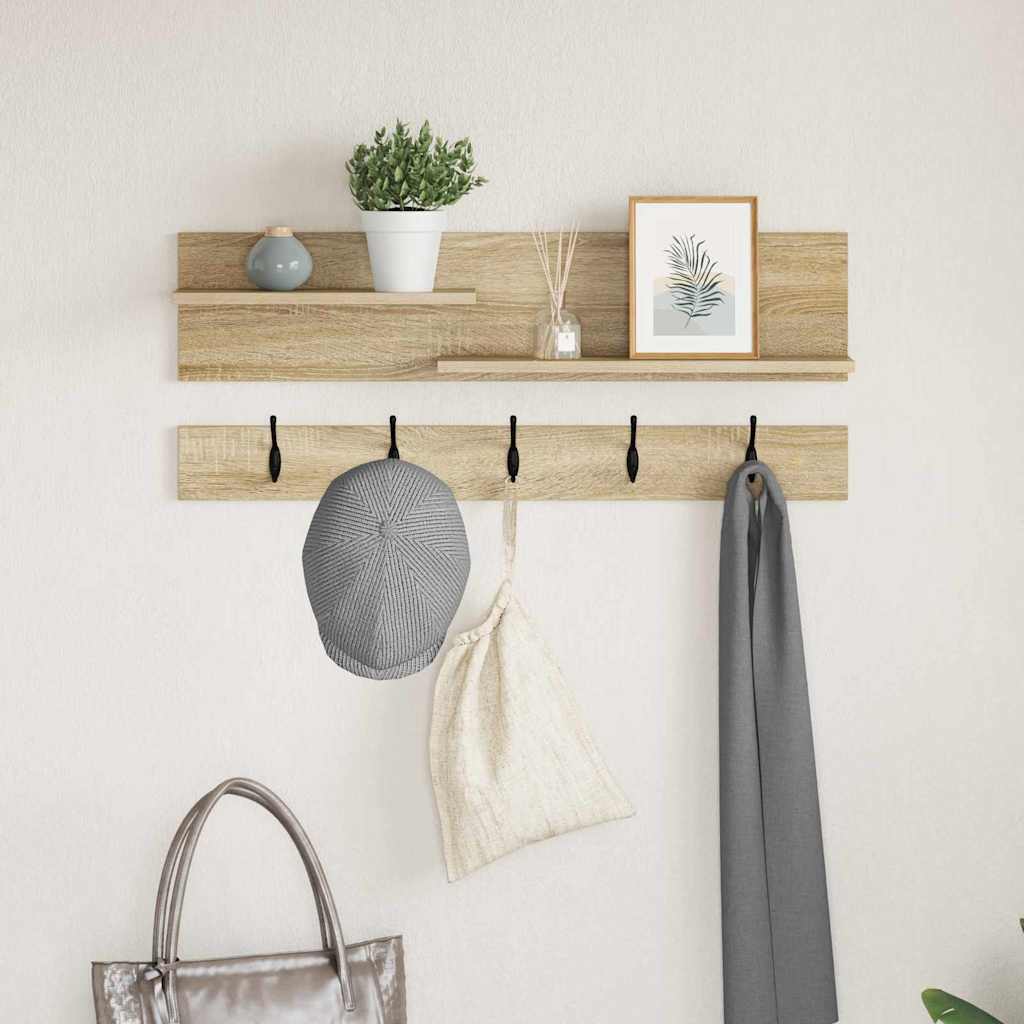 Wandmontierter nachttisch Sonoma-Eiche 90 x 15 x 36 cm