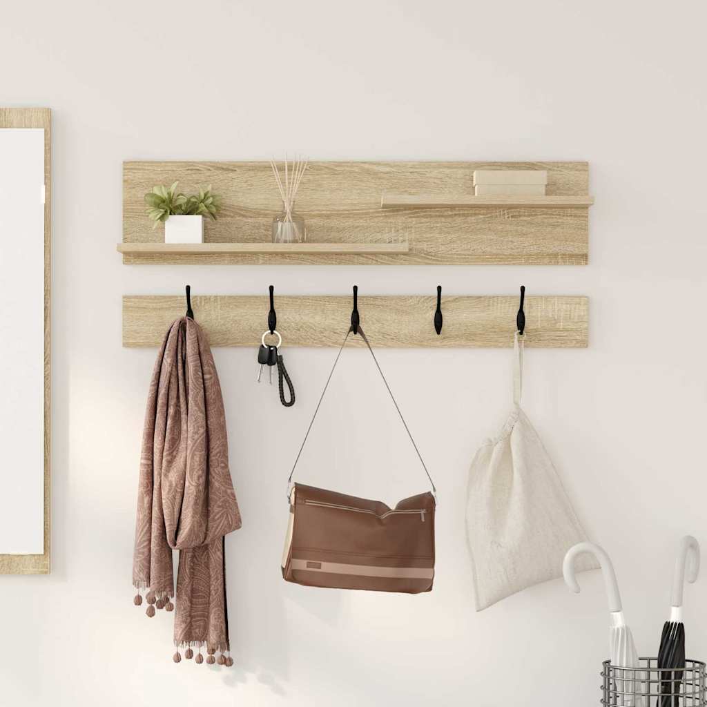 Wandmontierter nachttisch Sonoma-Eiche 90 x 15 x 36 cm