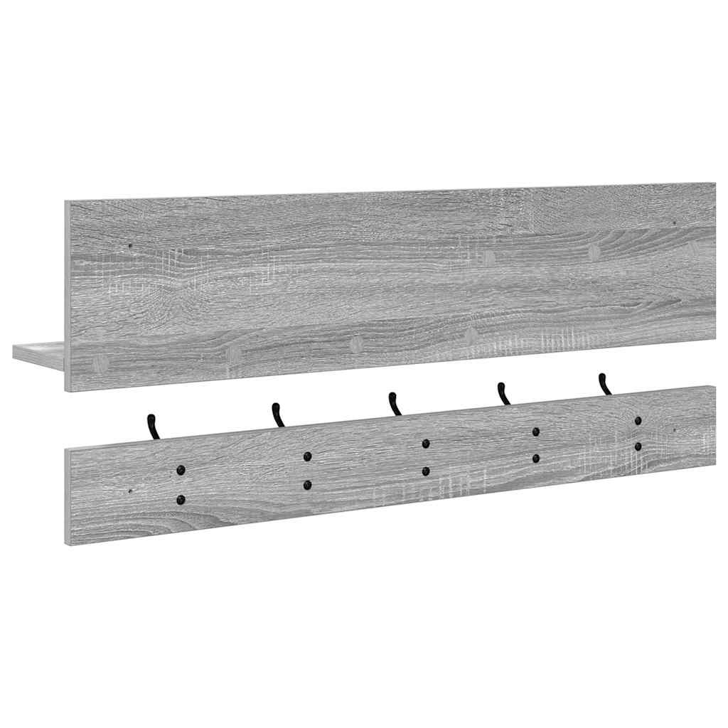 Wandmontierter nachttisch Graues Sonoma 90 x 15 x 36 cm