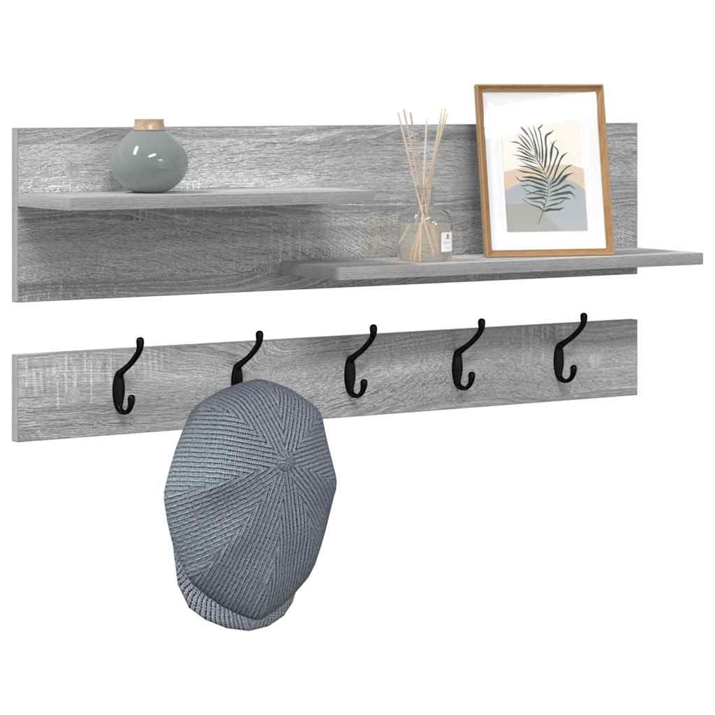 Wandmontierter nachttisch Graues Sonoma 90 x 15 x 36 cm