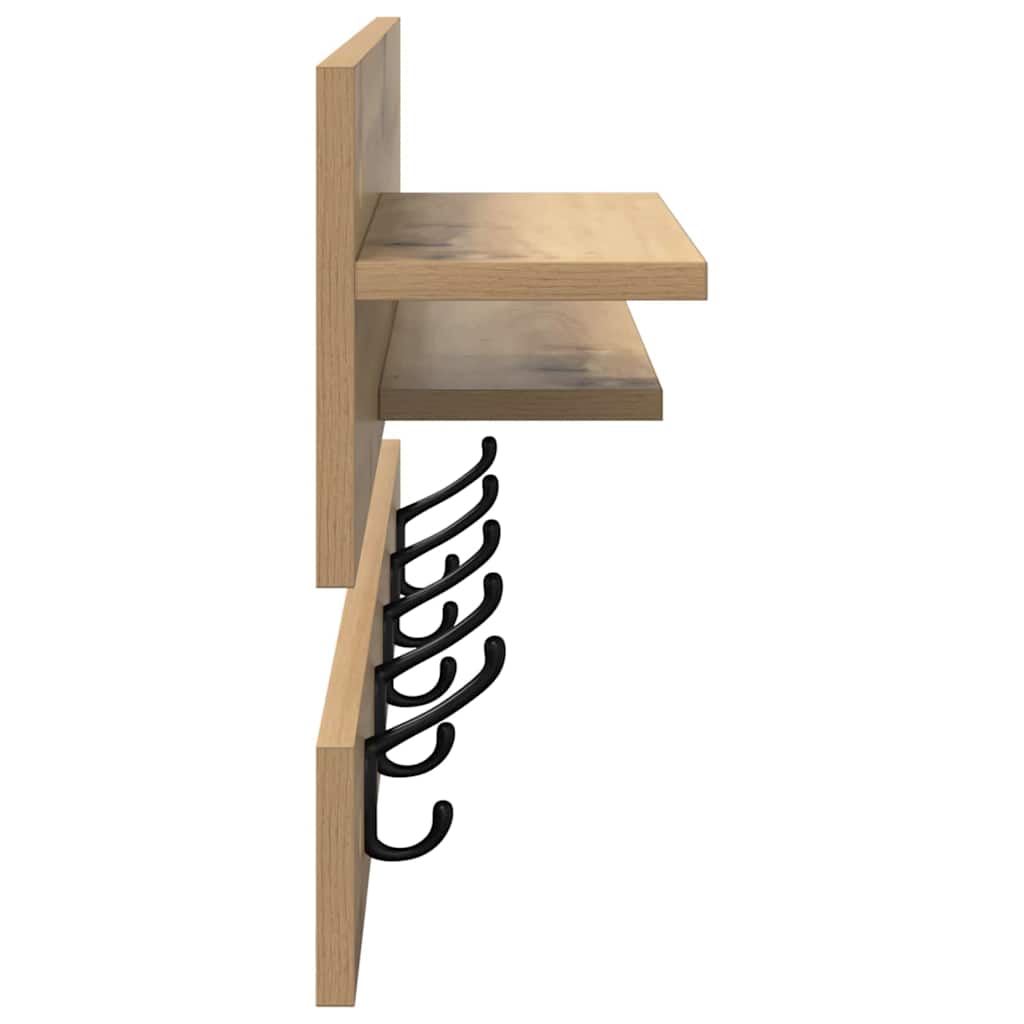 Wandmontierter nachttisch Artisan-Eiche 90 x 15 x 36 cm