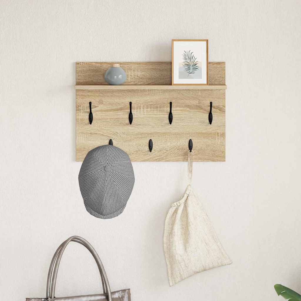 Wandmontierter nachttisch Sonoma-Eiche 60 x 40 x 12 cm