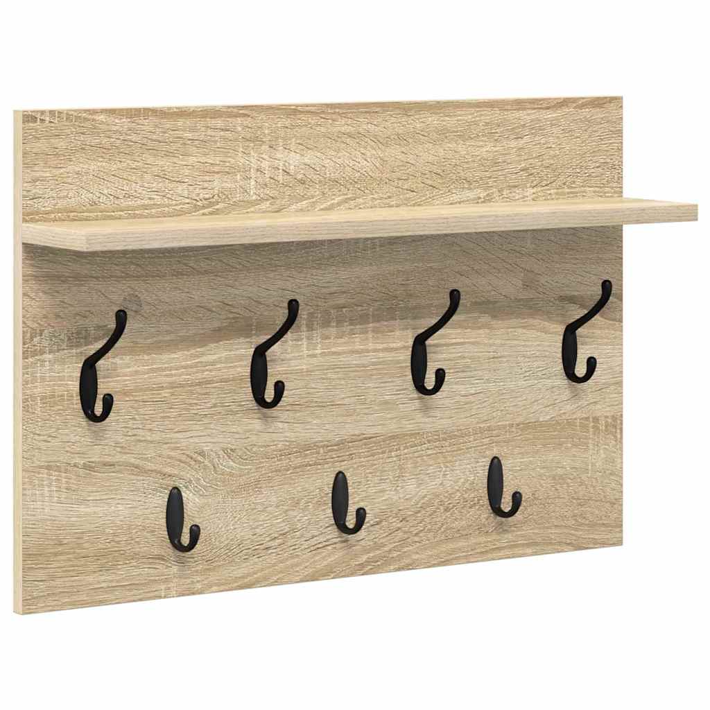 Wandmontierter nachttisch Sonoma-Eiche 60 x 40 x 12 cm