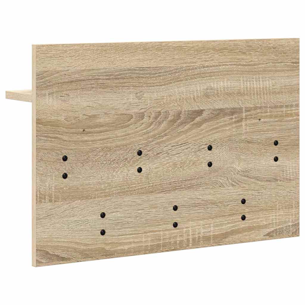 Wandmontierter nachttisch Sonoma-Eiche 60 x 40 x 12 cm