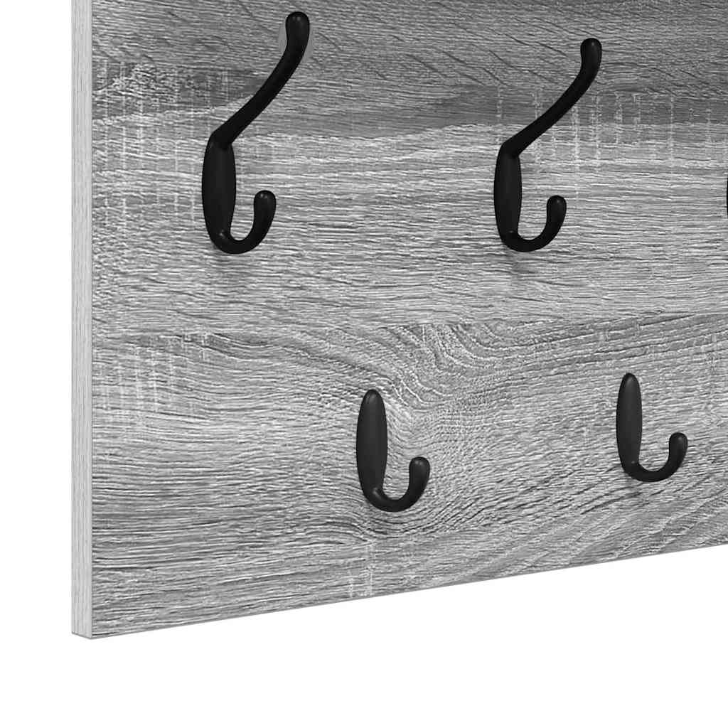 Wandmontierter nachttisch Graues Sonoma 60 x 40 x 12 cm