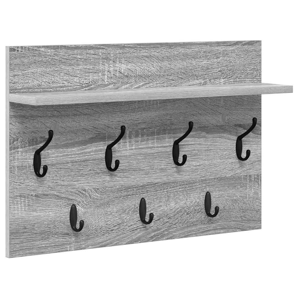 Wandmontierter nachttisch Graues Sonoma 60 x 40 x 12 cm