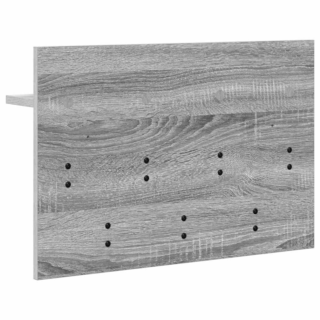 Wandmontierter nachttisch Graues Sonoma 60 x 40 x 12 cm