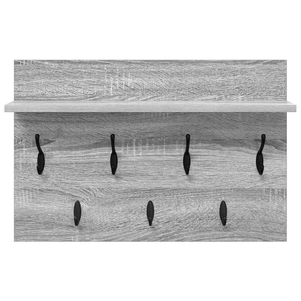 Wandmontierter nachttisch Graues Sonoma 60 x 40 x 12 cm