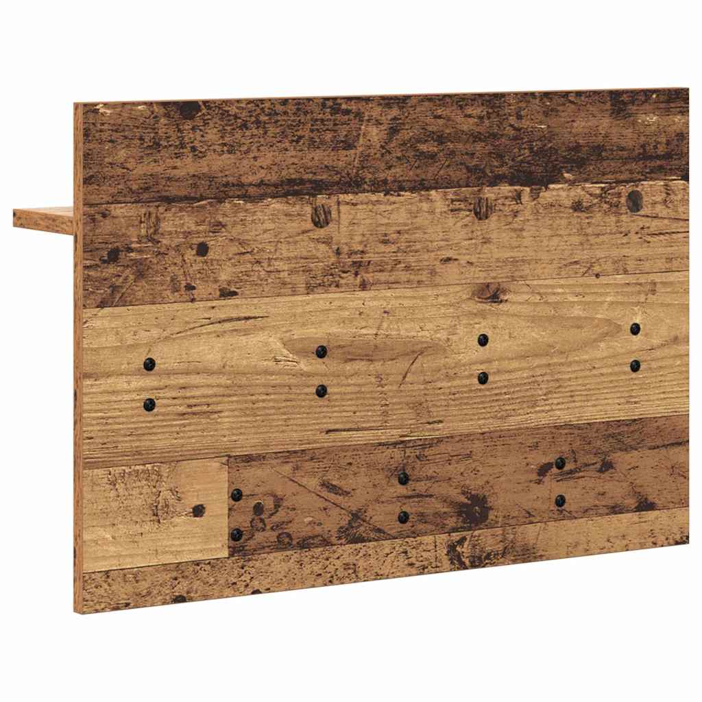 Wandmontierter nachttisch Altholz 60 x 40 x 12 cm Holzwerkstoff