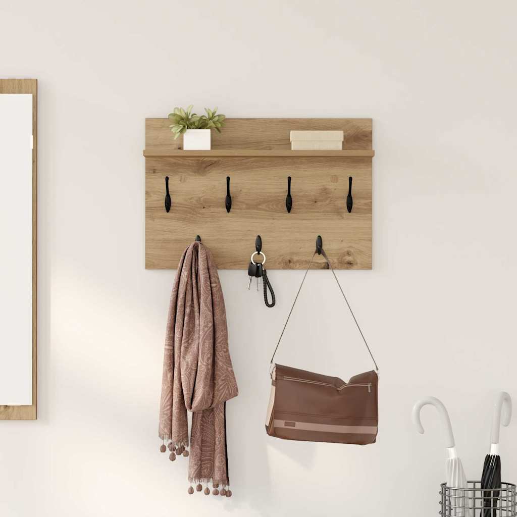 Wandmontierter nachttisch Artisan-Eiche 60 x 40 x 12 cm