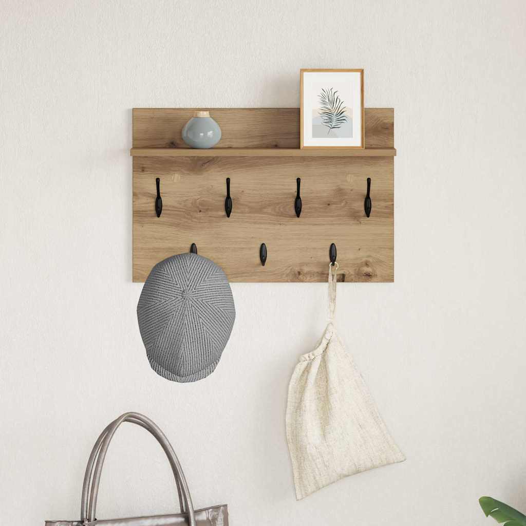 Wandmontierter nachttisch Artisan-Eiche 60 x 40 x 12 cm