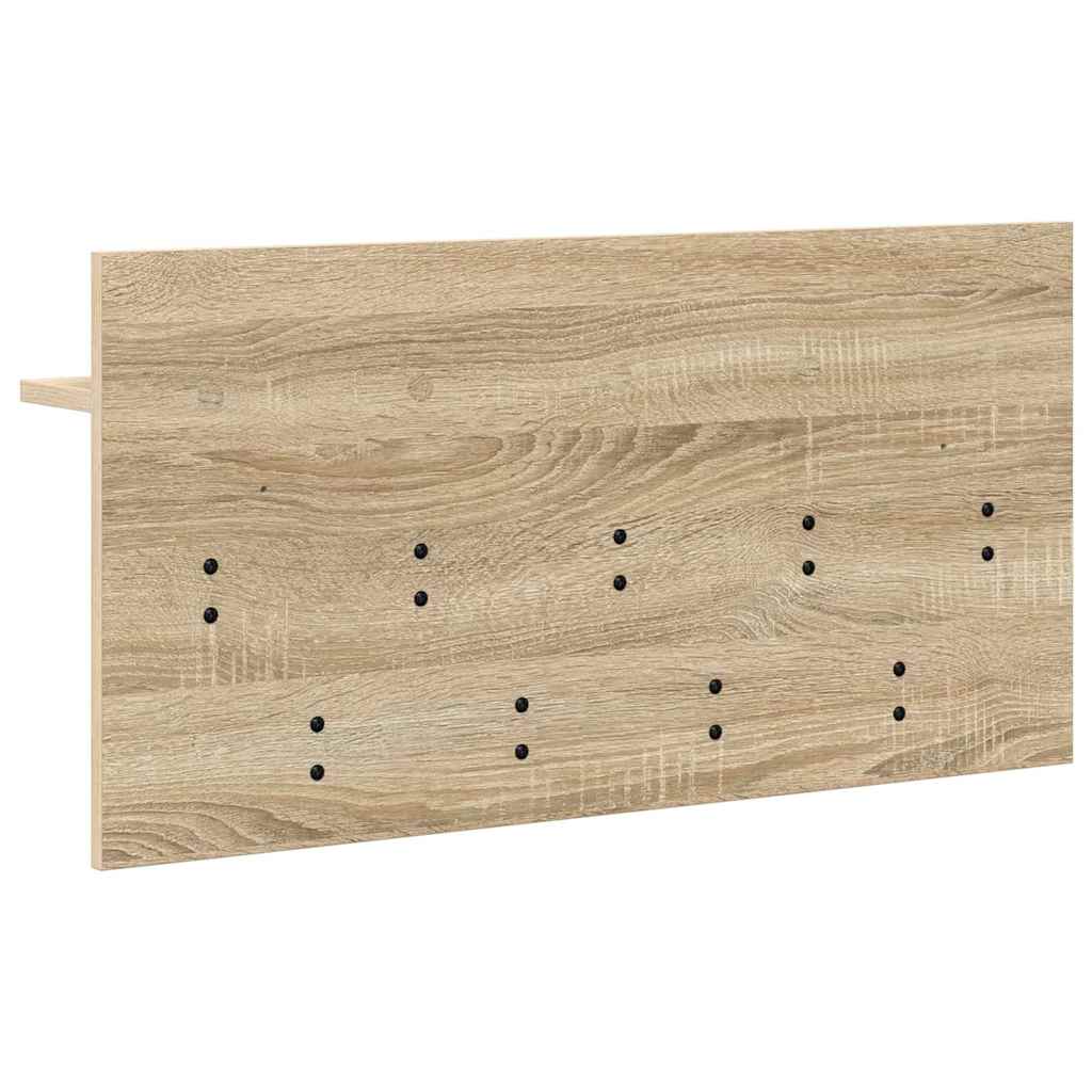 Wandmontierter nachttisch Sonoma-Eiche 80 x 40 x 12 cm
