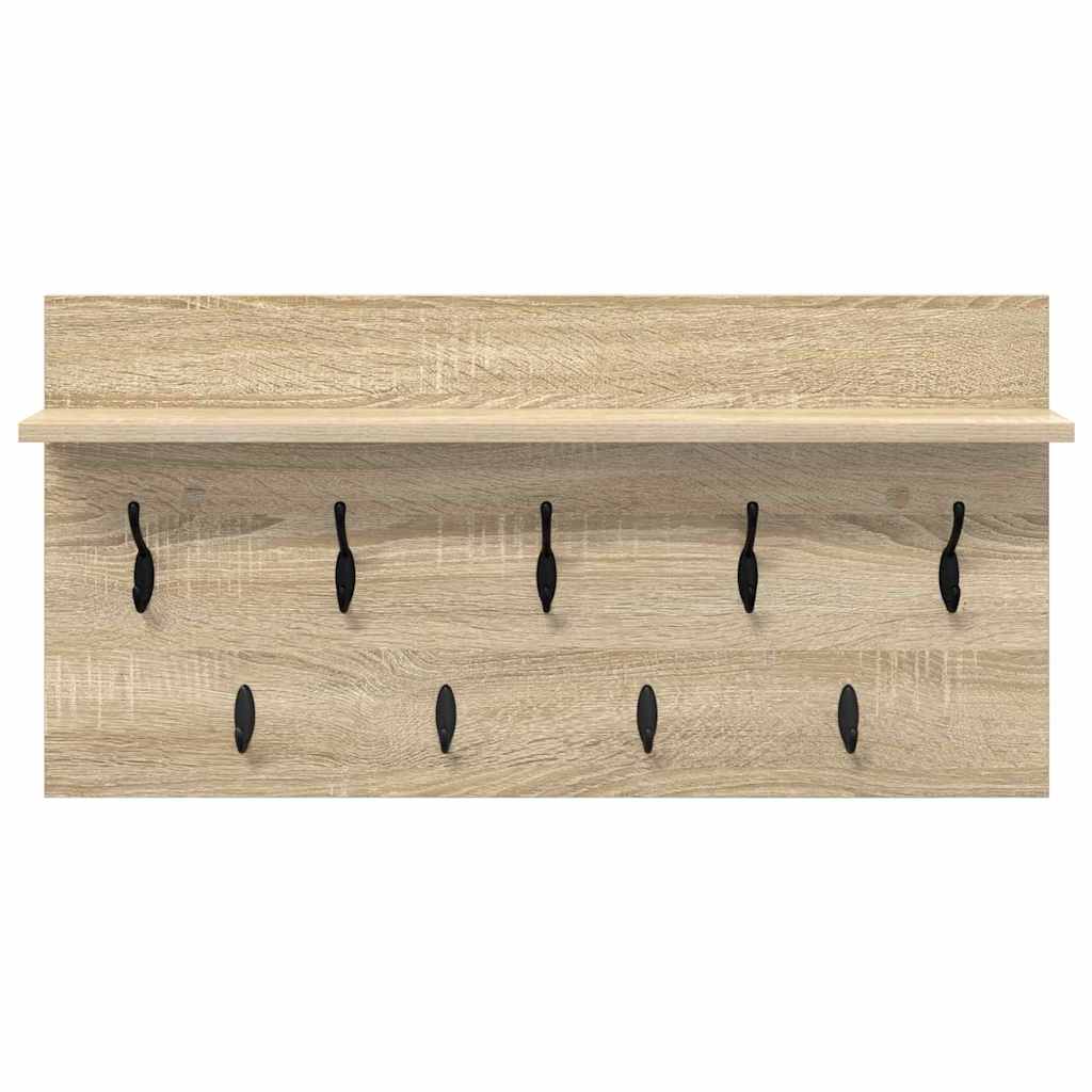 Wandmontierter nachttisch Sonoma-Eiche 80 x 40 x 12 cm