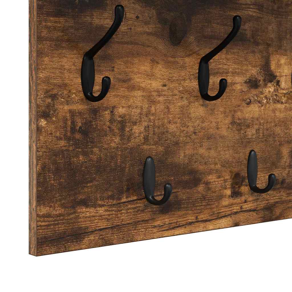 Wandmontierter nachttisch Geräucherte Eiche 80 x 40 x 12 cm