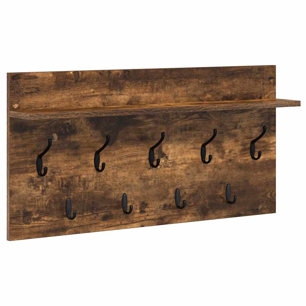 Wandmontierter nachttisch Geräucherte Eiche 80 x 40 x 12 cm