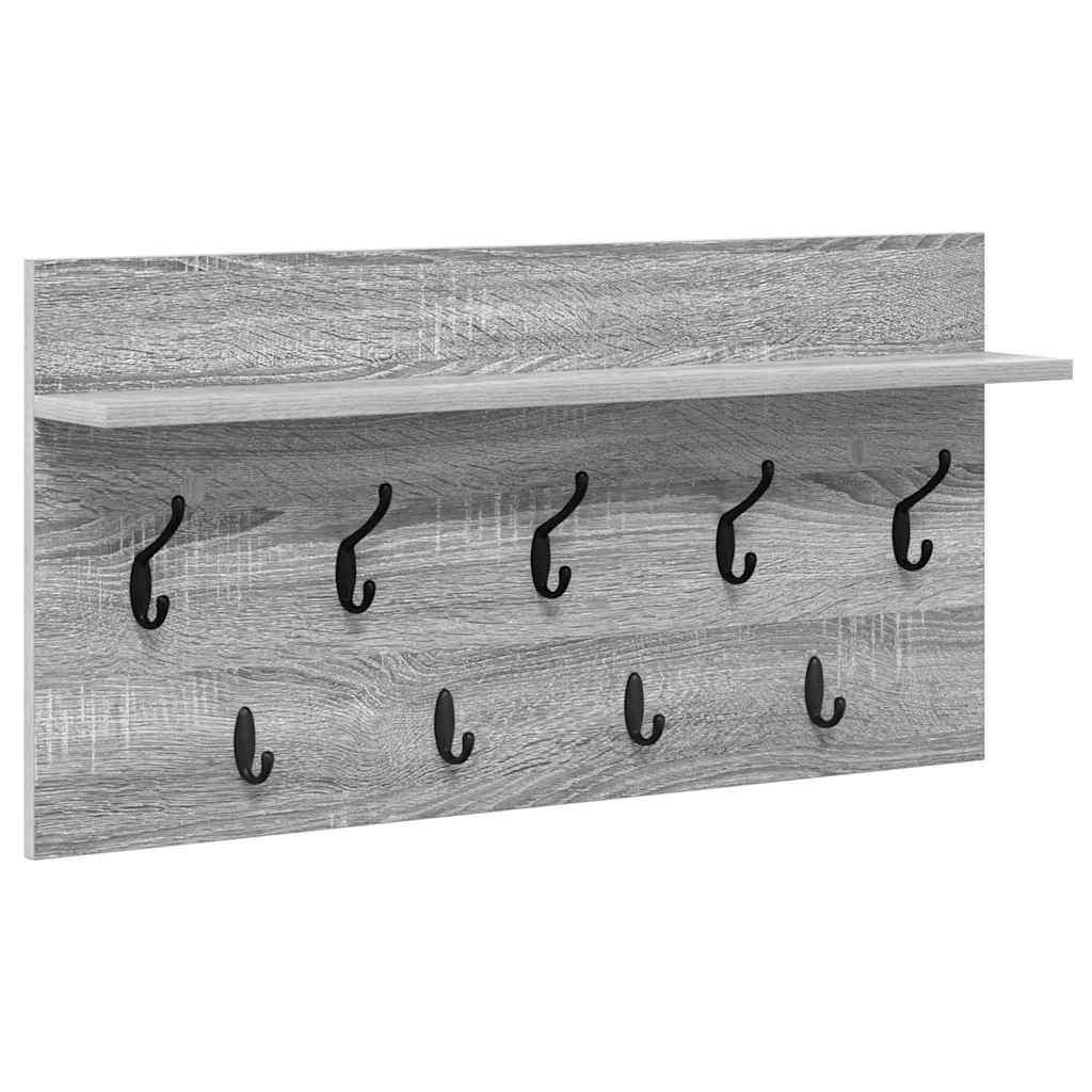 Wandmontierter nachttisch Graues Sonoma 80 x 40 x 12 cm