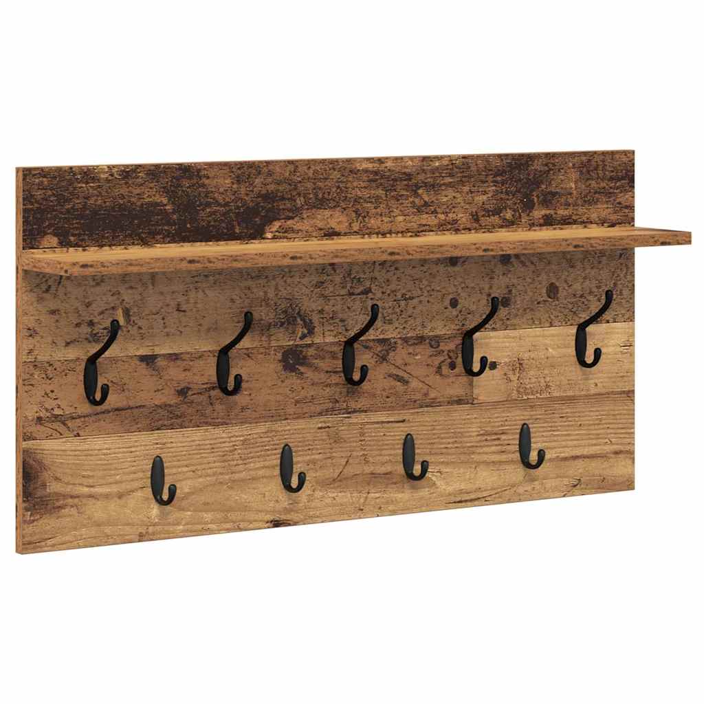 Wandmontierter nachttisch Altholz 80 x 40 x 12 cm Holzwerkstoff
