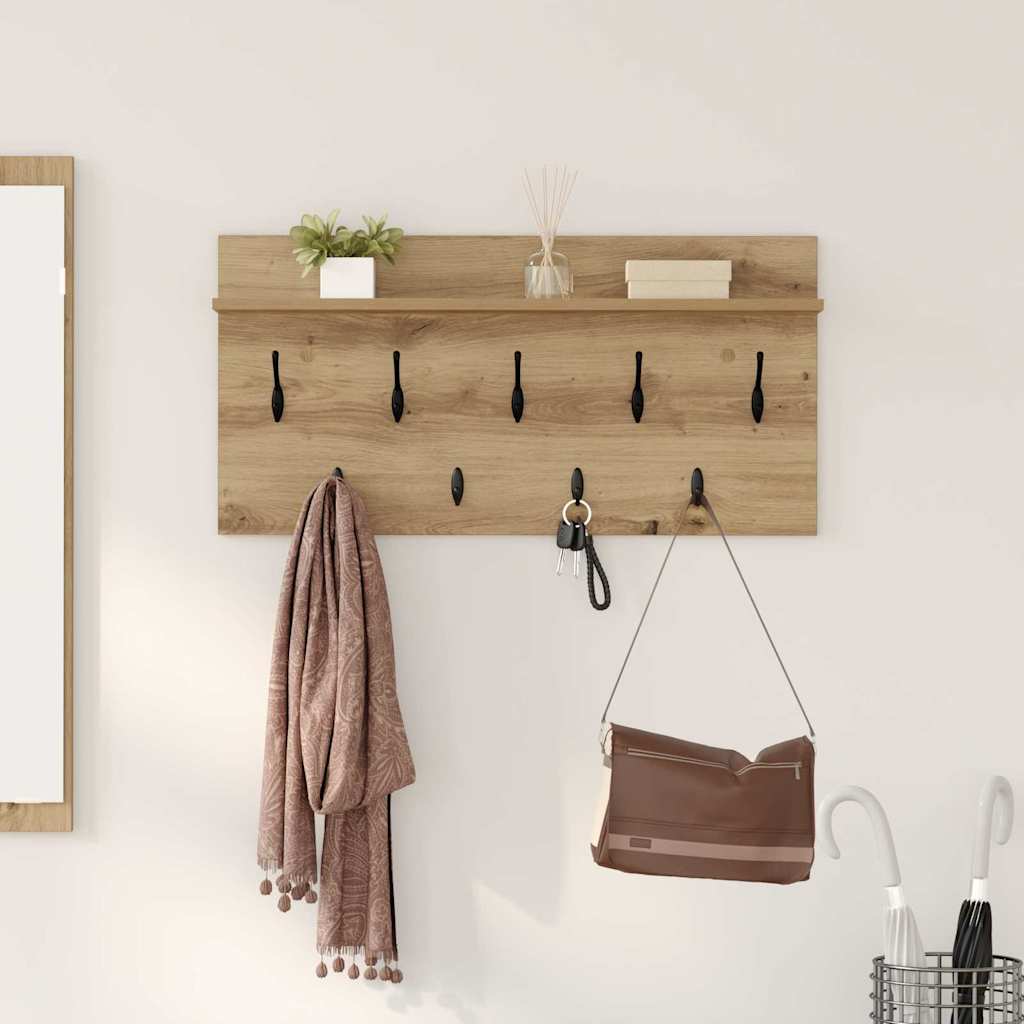 Wandmontierter nachttisch Artisan-Eiche 80 x 40 x 12 cm