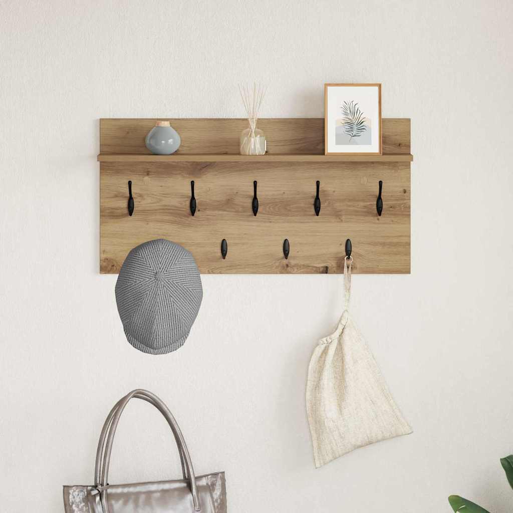 Wandmontierter nachttisch Artisan-Eiche 80 x 40 x 12 cm