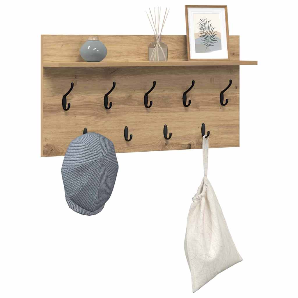Wandmontierter nachttisch Artisan-Eiche 80 x 40 x 12 cm
