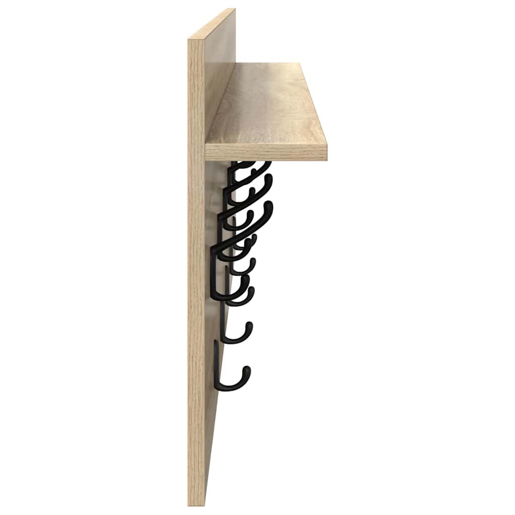 Wandmontierter nachttisch Sonoma-Eiche 100 x 40 x 12 cm