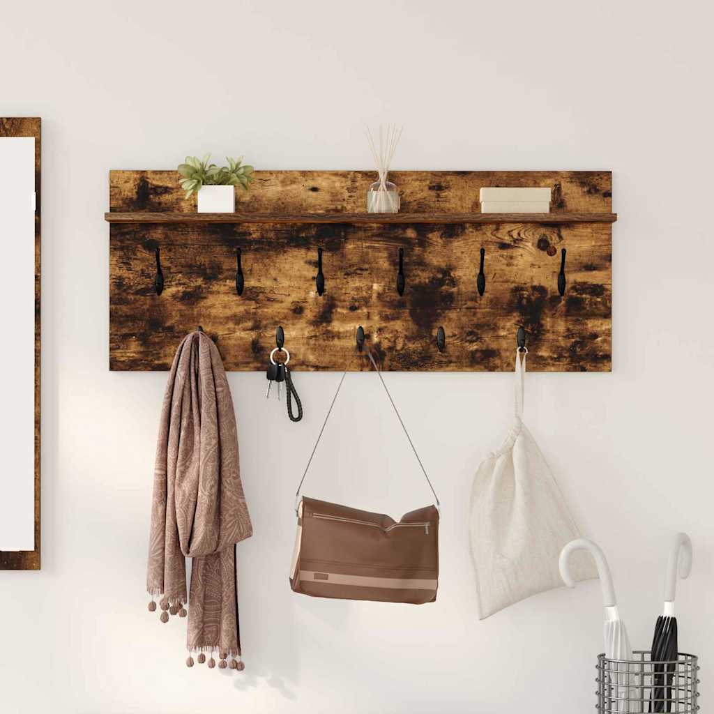 Wandmontierter nachttisch Geräucherte Eiche 100 x 40 x 12 cm